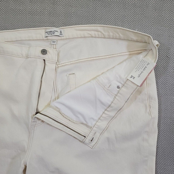 Abercrombie & Fitch Jeans Women's 37 x 28 The Ankle Straight Ultra High Rise - Picture 14 of 16